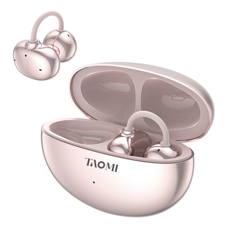 타오미 무선 V6.0 오픈형 블루투스 이어폰 귀걸이형, TM-Clip 26, 로즈골드 32,800원