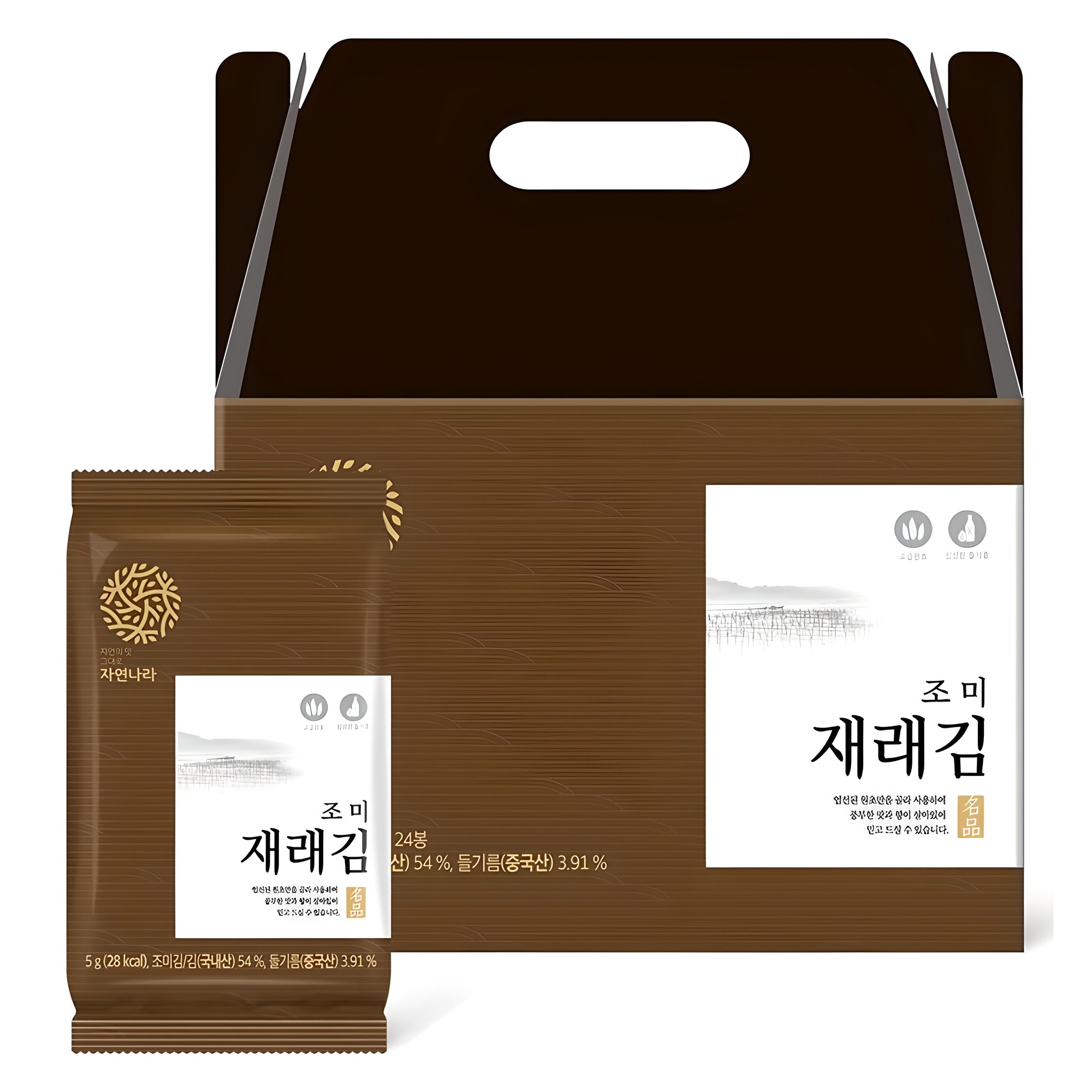 자연나라 재래 도시락김 5g x 24p, 1세트 8,900원