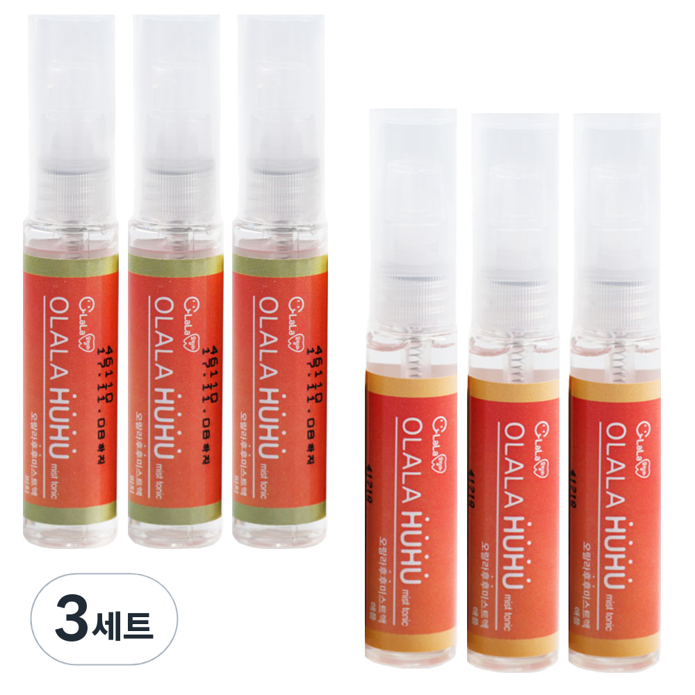 오랄라 후후 구강스프레이 피치 3p + 애플 3p 36,000원