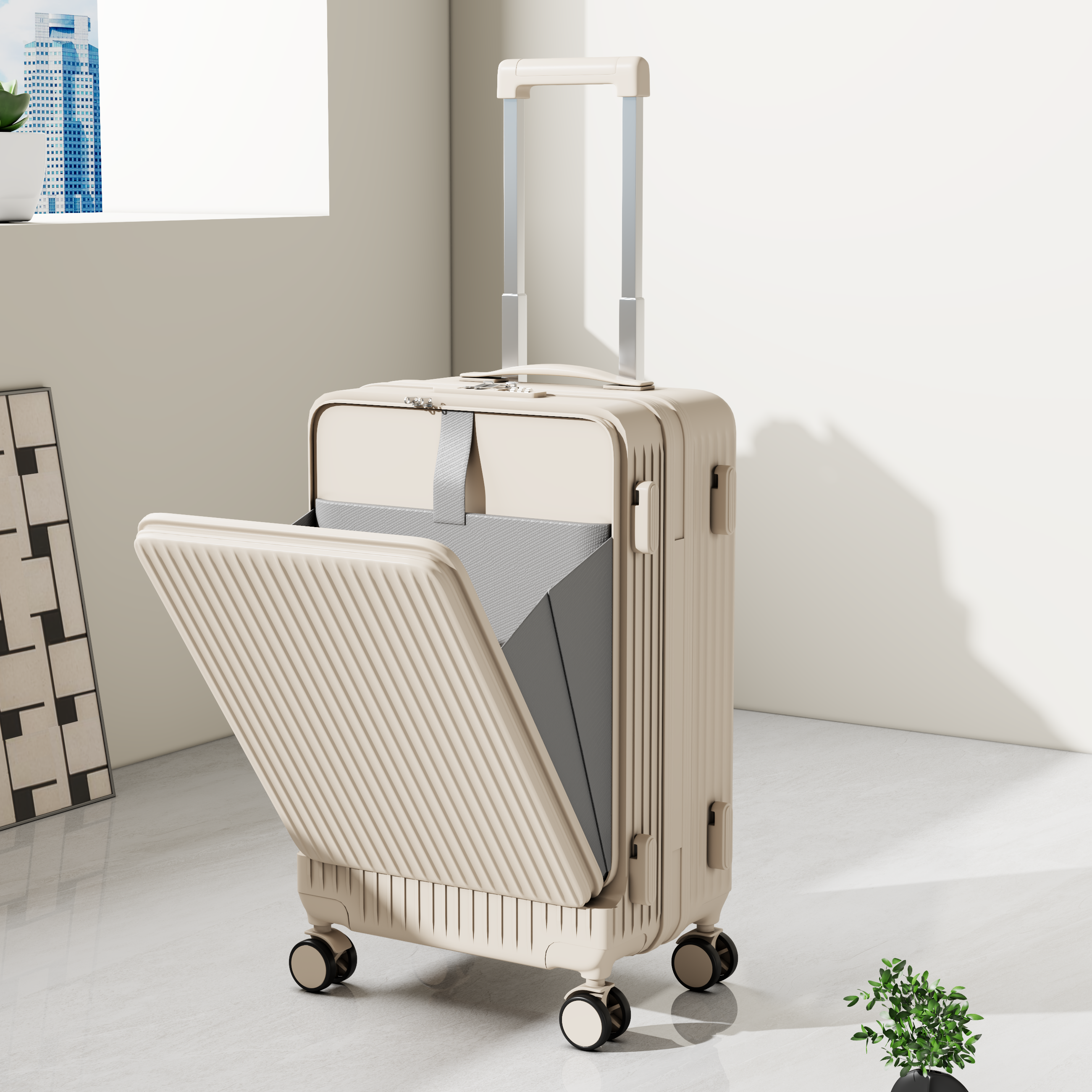 프론트 오픈 캐리어기 18인치 20인치내용 하드 캐리어 49,800원