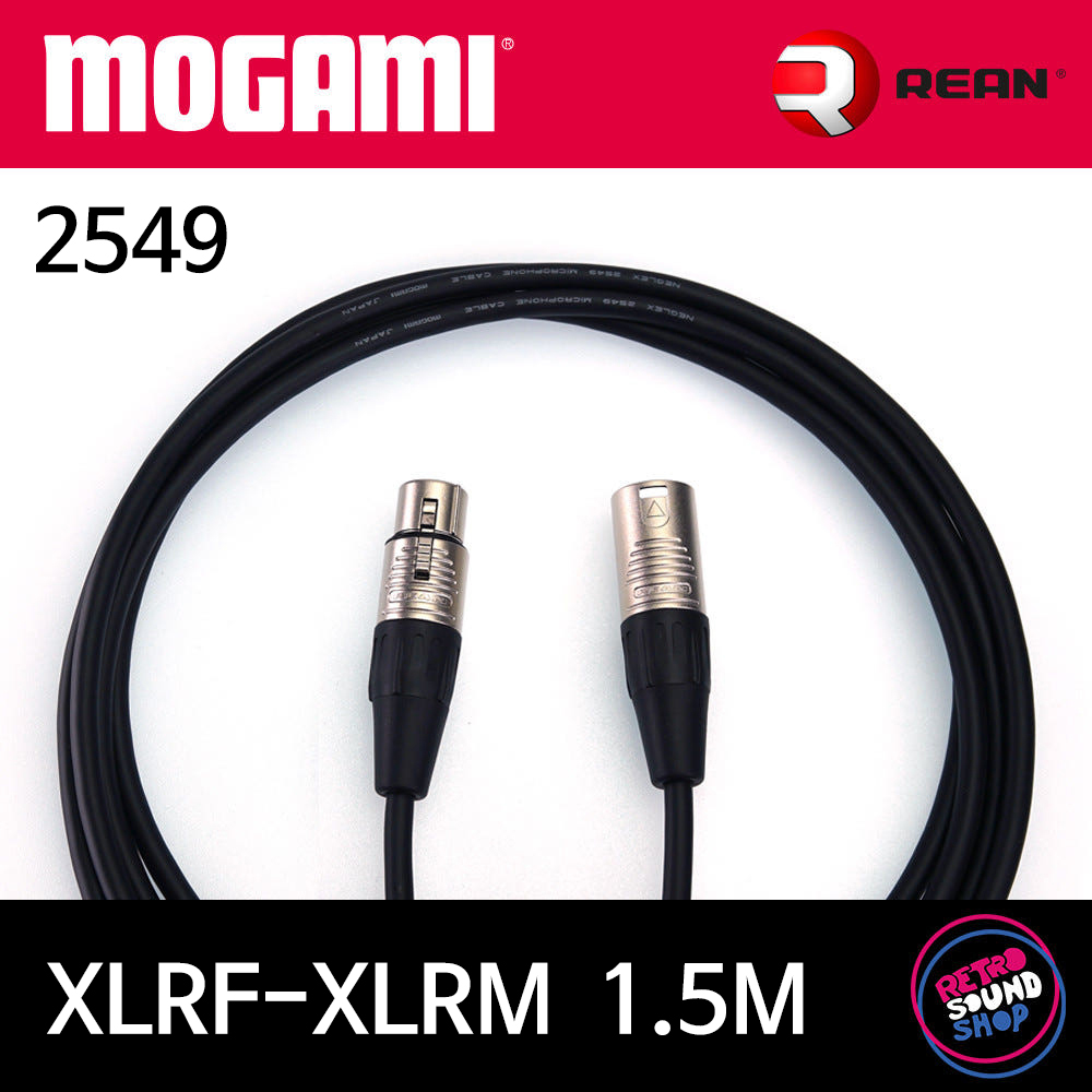 모가미 2549 XLRF-XLRM 1.5m 마이크 케이블 (리안 실버) 18,500원