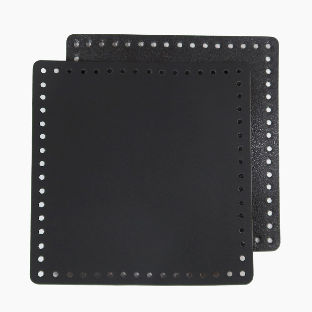 퀼트여왕 직사각형 인조가죽 가방바닥 17x17, 블랙, 1개 6,000원