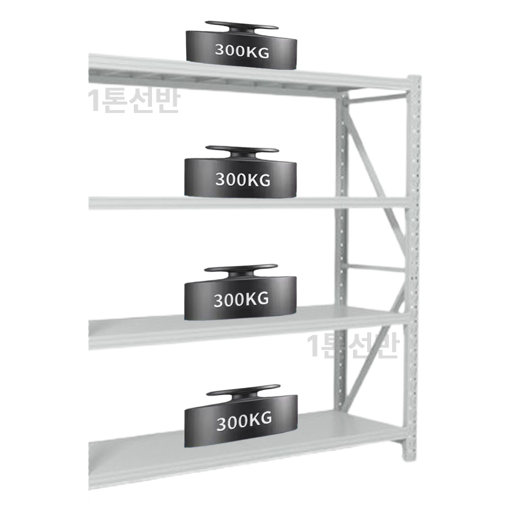 1톤선반 중량랙 고강도하중 무볼트 조립식 철제 선반 146,950원