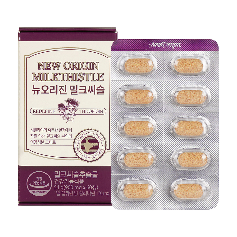유한건강생활 뉴오리진 밀크씨슬 54g, 60정, 1개 14,900원