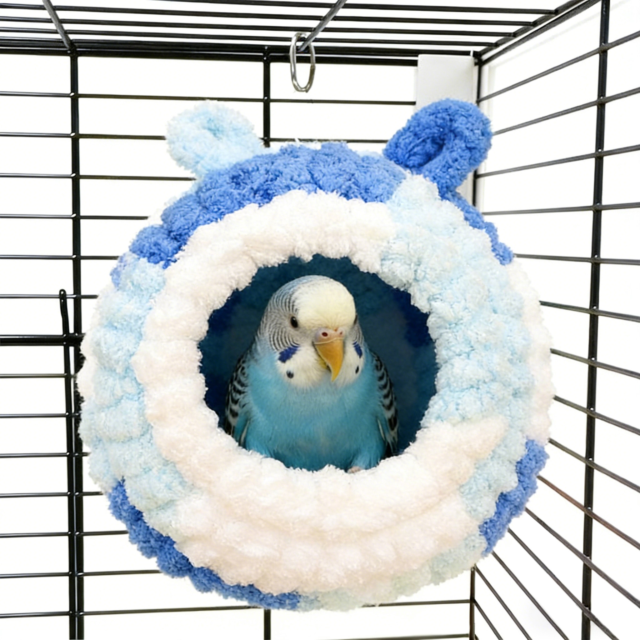 앵무새 슈가글라이더 햄스터 보들따뜻 은신처 포치 4COLOR, 1개, 파란색 18,600원