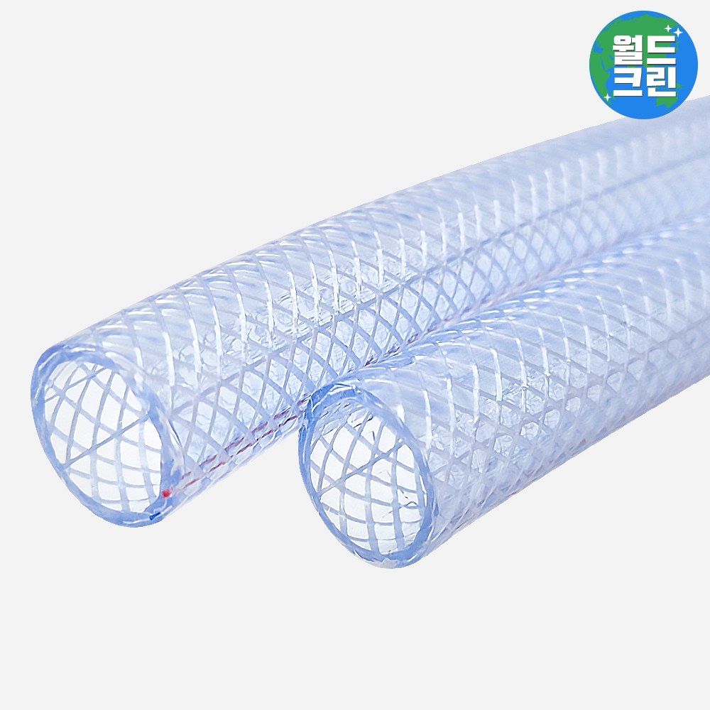 월드크린 백편사호스 16mm 재단 판매 30cm 1M 다용도 연장 물호스 수도 세차 원예 농업 가정 가든 5,000원