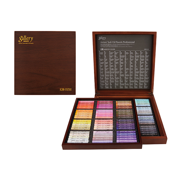 문교 소프트 오일파스텔 120색 목상자 MOPV-120W 전문가용 77,030원