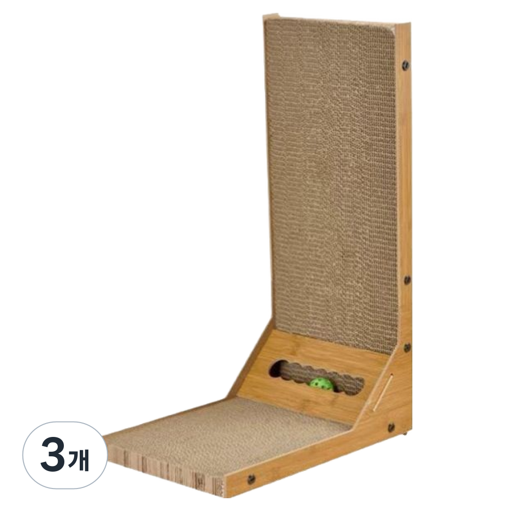 제이팩 고양이 L자 수직 스크래쳐, 3개, 기본 31,900원