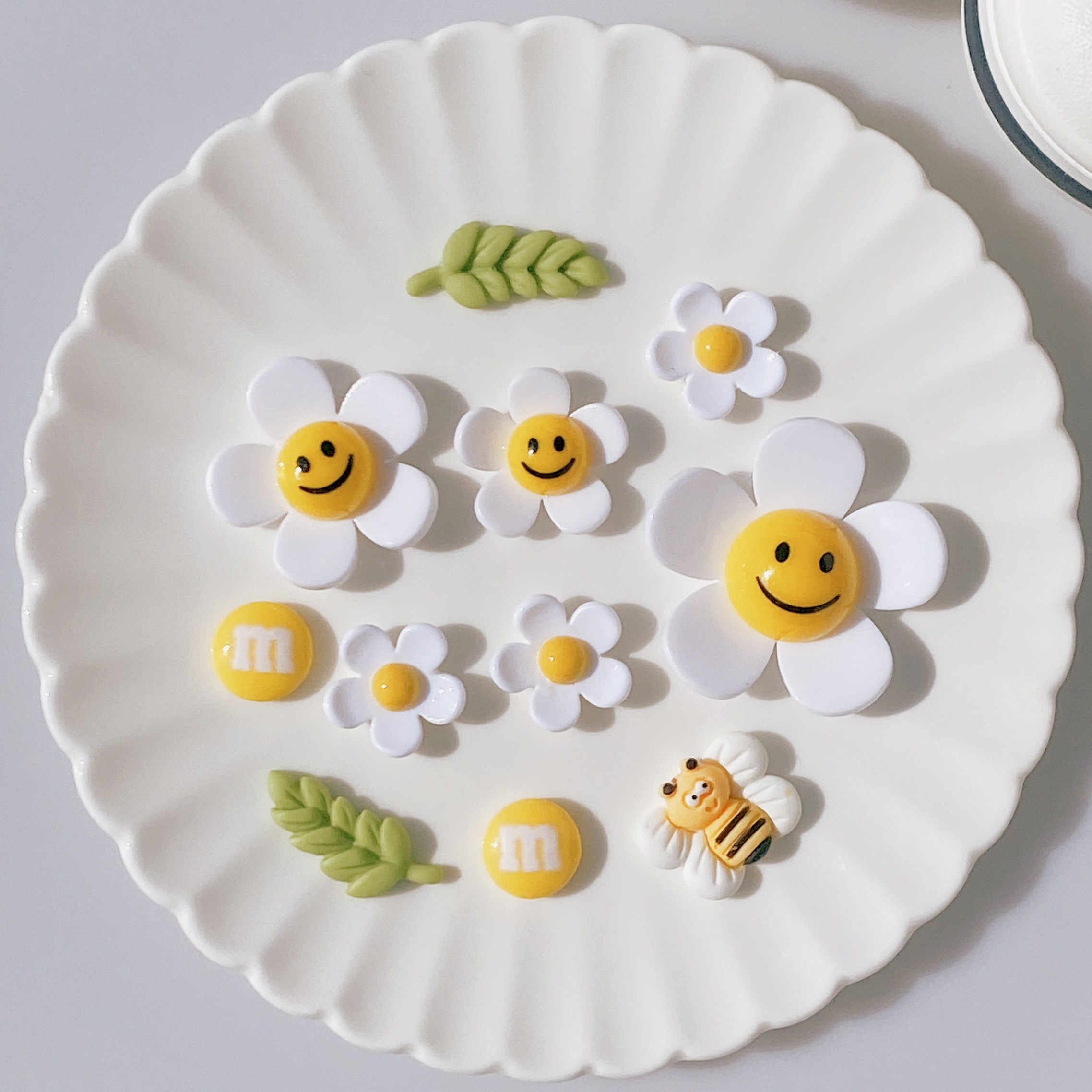 나뭇잎웃음데이지꽃 파츠 11pcs 세트 11,900원