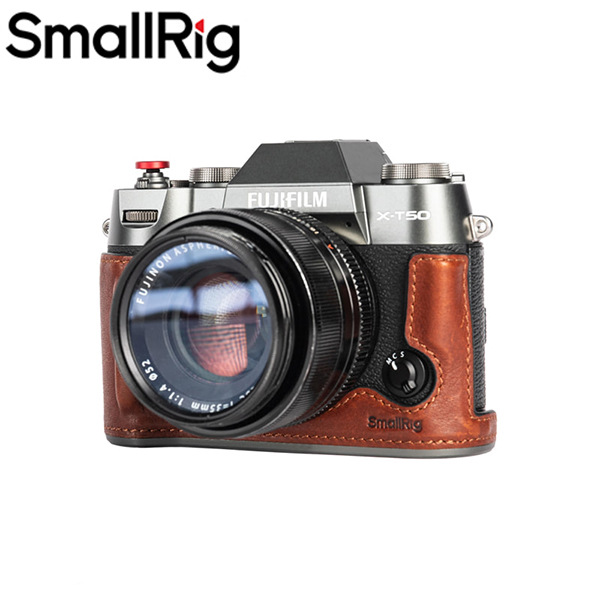스몰리그 SmallRig 4710 후지필름 X-T50 가죽 하프 케이스키트 브라운 52,000원