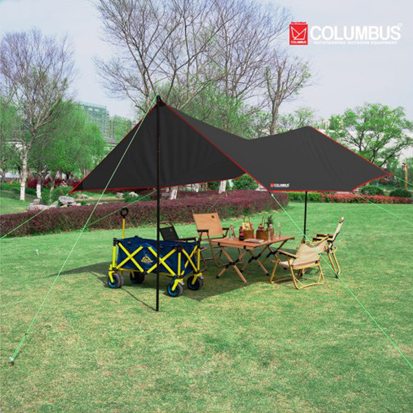 콜럼버스 렉타타프 400D 암막타프 피그먼트코팅 방수 89,800원