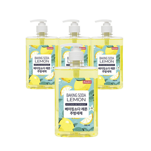 퓨어주르 베이킹소다 레몬 주방세제 펌프형 13,300원