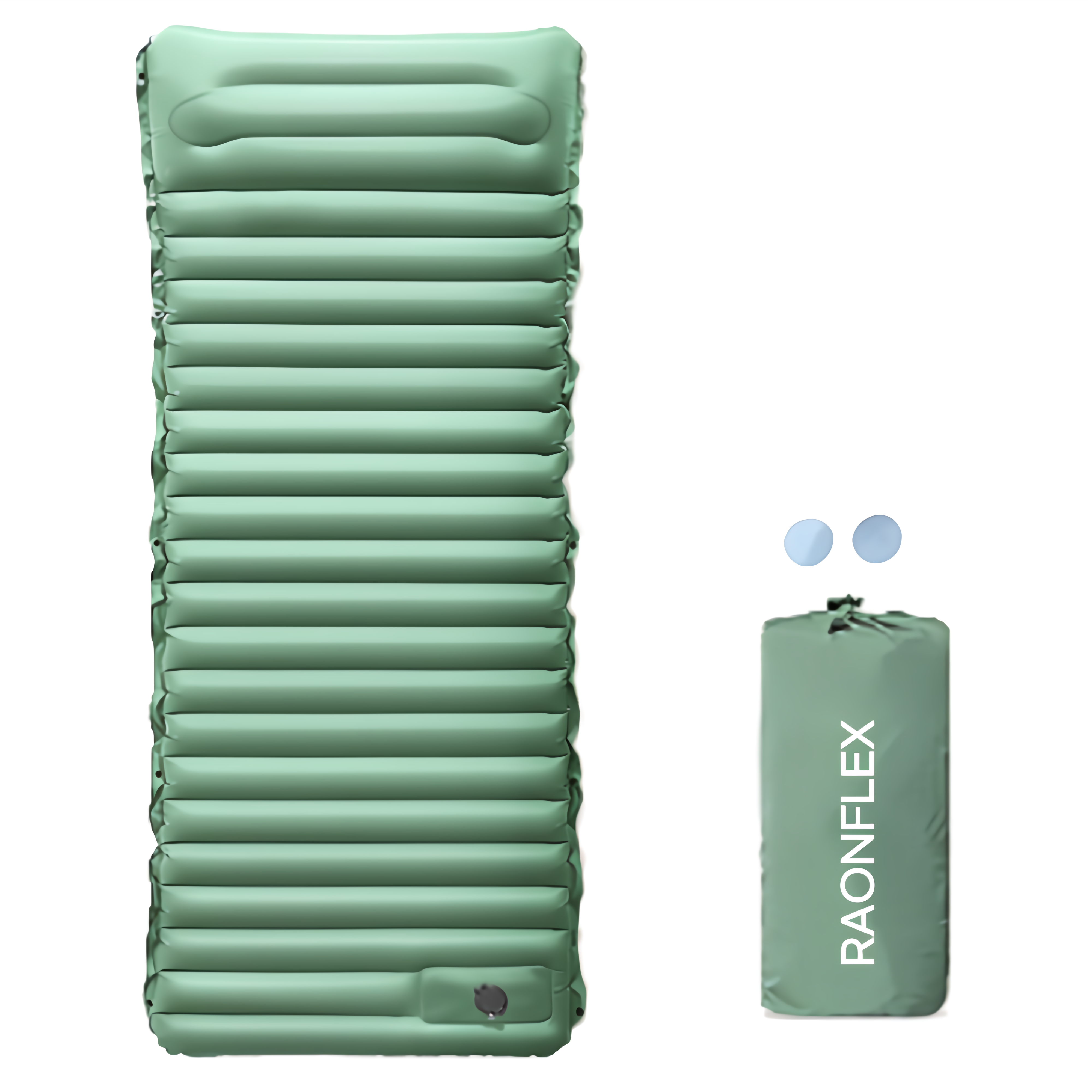 라온플렉스 캠핑 에어매트 백패킹 두꺼운 10cm 자충매트 여행용 차박 비박 나들이 야외 발펌프 에어베드 야전침대 휴대용 1인용 경량 이너텐트 매트리스 39,900원