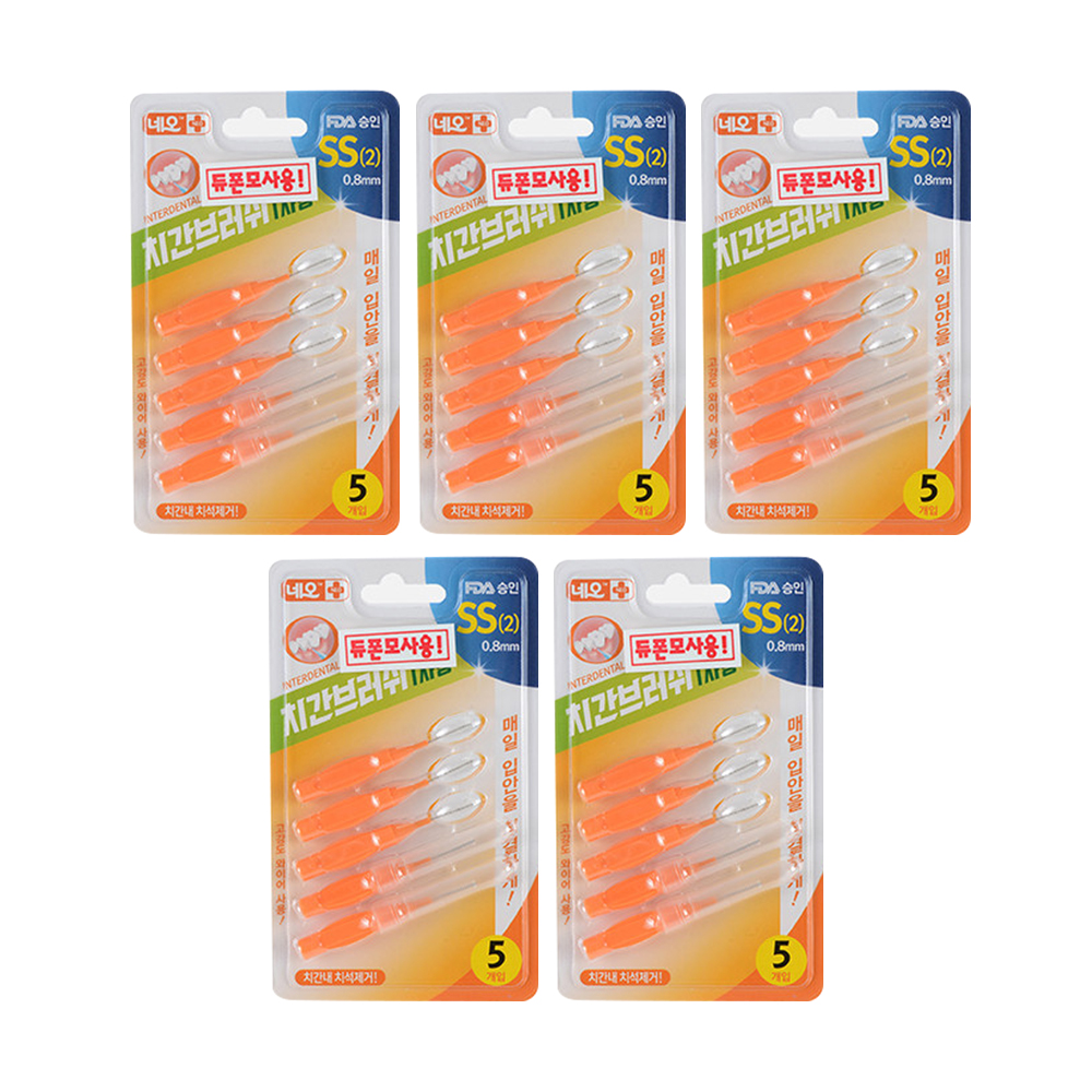 네오메디칼 고탄력 듀폰모 I자형 치간칫솔 SSSS, 5개 15,000원