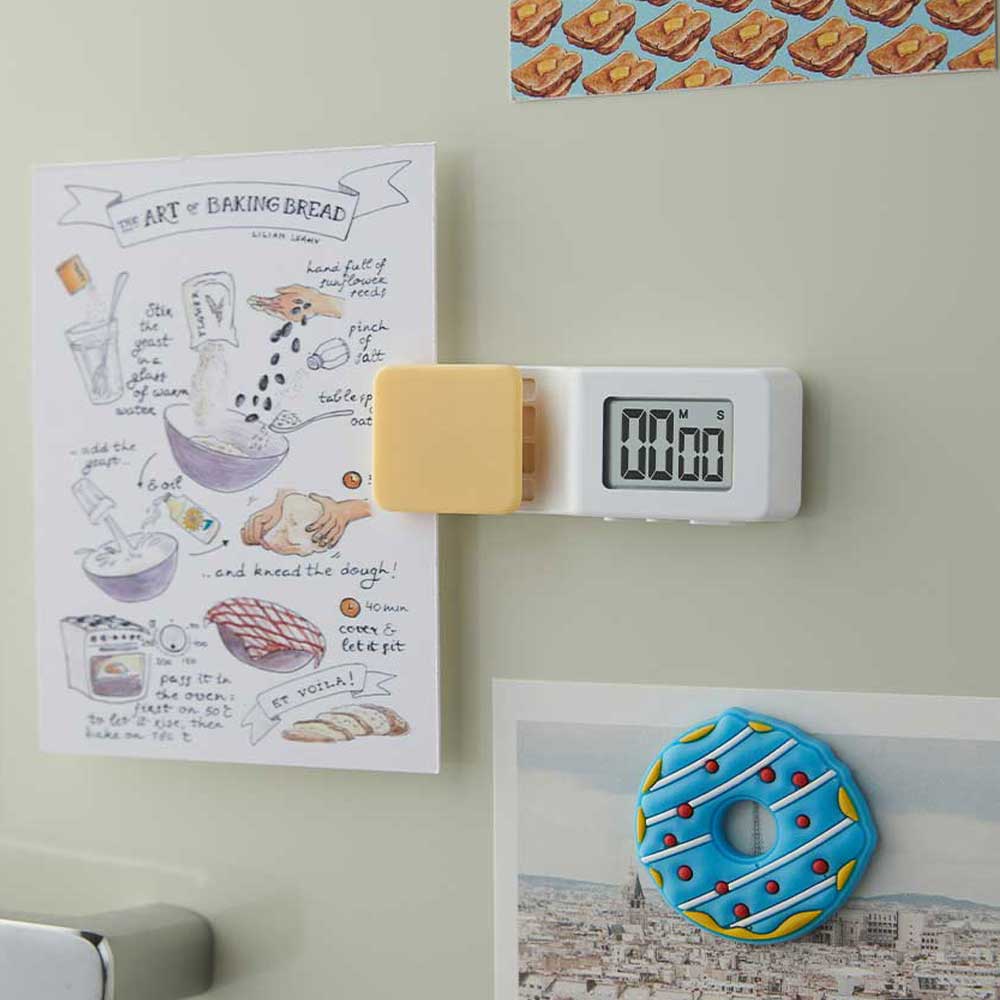 드레텍 클립형 미니 조리용 주방 디지털 쿠킹 타이머 자석부착 T-610YE 11,900원