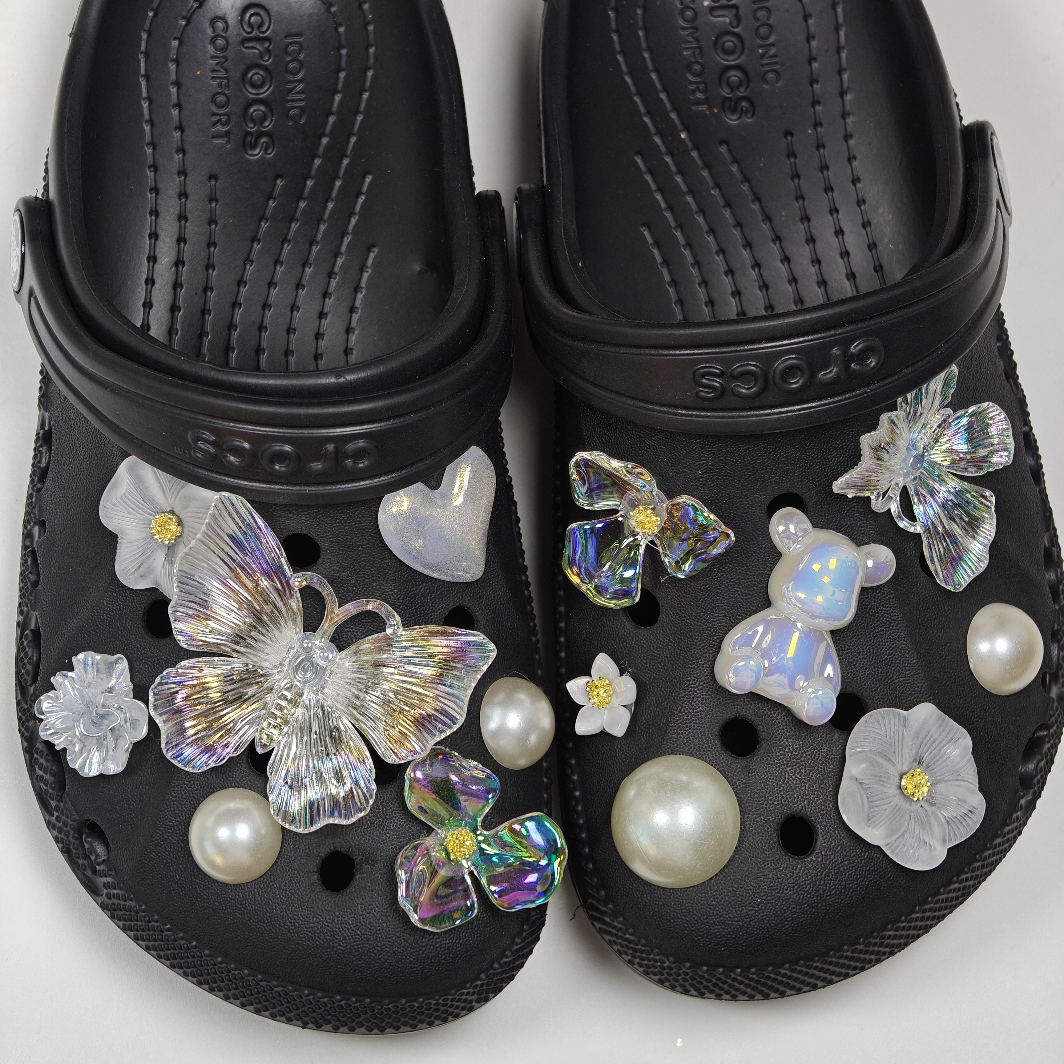 폼폼스타 오로라 나비 플라워  신발꾸미기 파츠 세트 12,800원