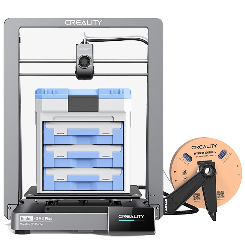 [Creality 크리알리티] Ender-3 V3 Plus 3D프린터: 300x300x300 대형빌드+250mm/s, AI자동캘리/고온노즐(300)/WiFi+저소음(40dB) 489,000원