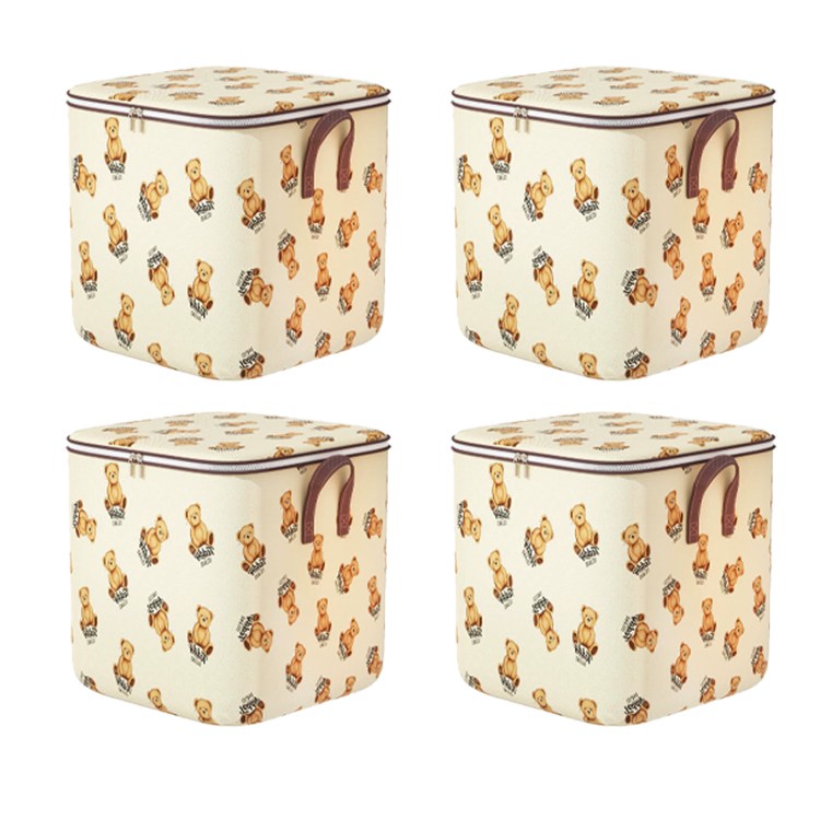 라이프핵 곰돌이 대용량 겨울 옷 겨울 이불 옷 패브릭 정리함 15,900원