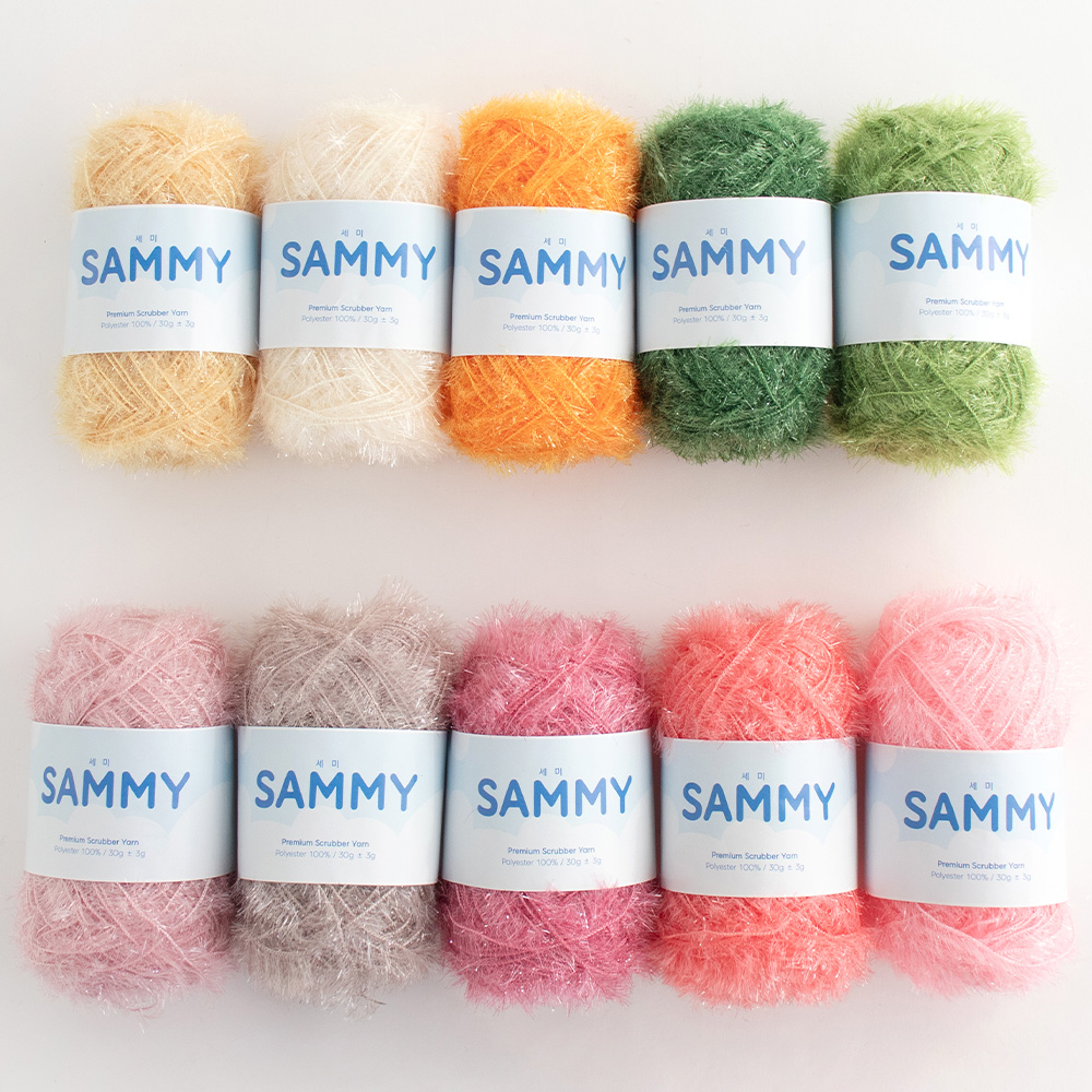 yarna 세미 수세미 뜨개실 10종 패키지, 10 내추럴팝, 1개 13,500원