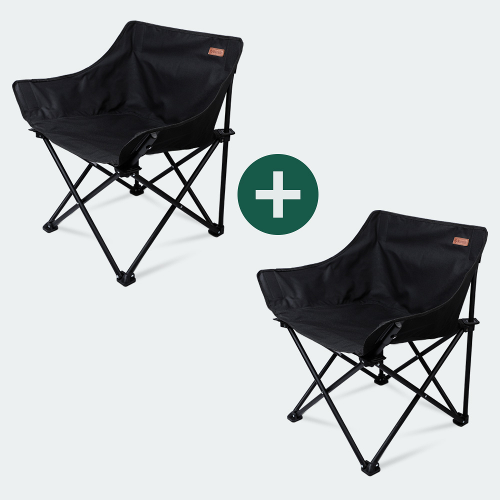[1+1] 카르닉 폴딩 접이식 캠핑의자 (전용보관가방) 44,900원
