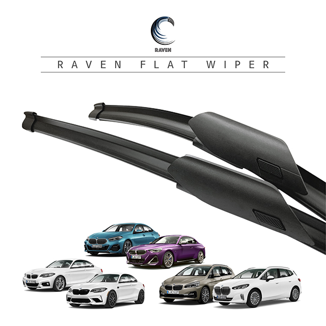 레이븐 BMW 2시리즈 그란쿠페 액티브투어러 M2 플랫 와이퍼 운전석+조수석 세트 F22 F44 F45 F87 G42 U06 27,000원