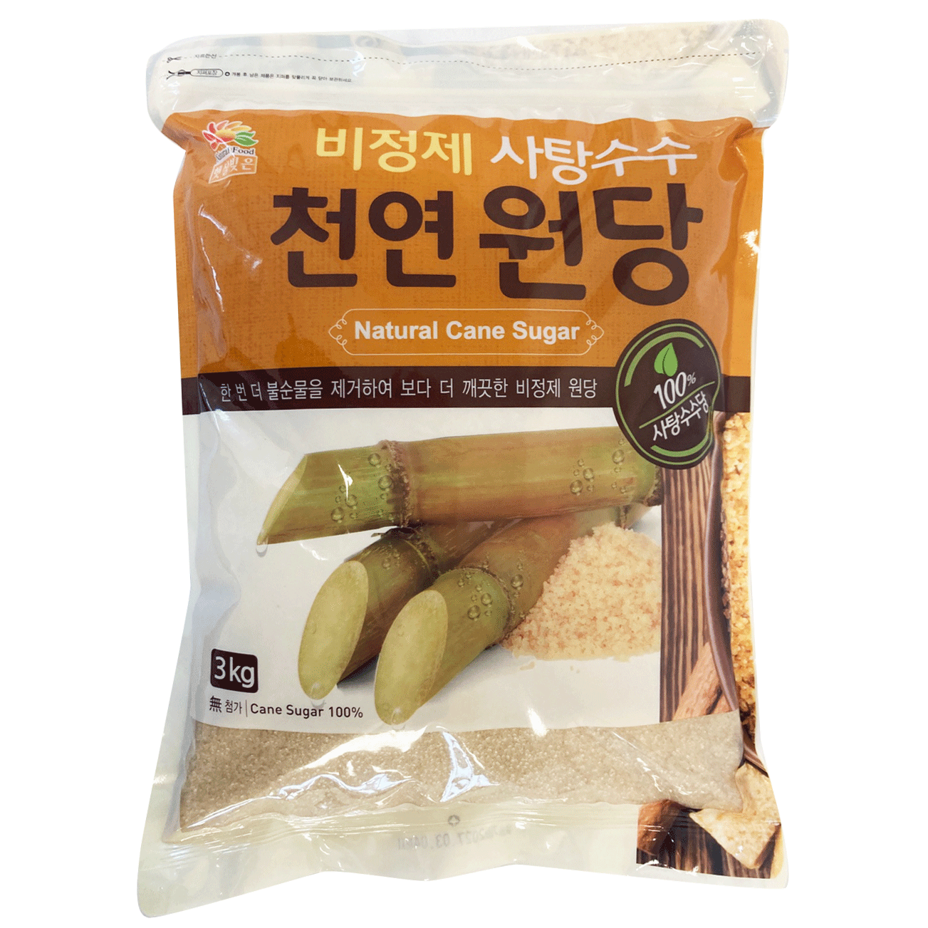 깨끗한 비정제원당, 3kg, 2개 24,980원