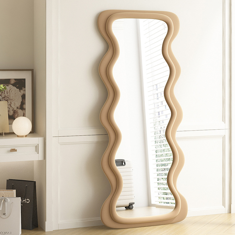 로얄다이아 웨이브전신거울 엑스라지 특대사 인테리어 스탠드거울 스웨이드거울 벨벳거울 전신거울 물결거울 6colors 159,900원