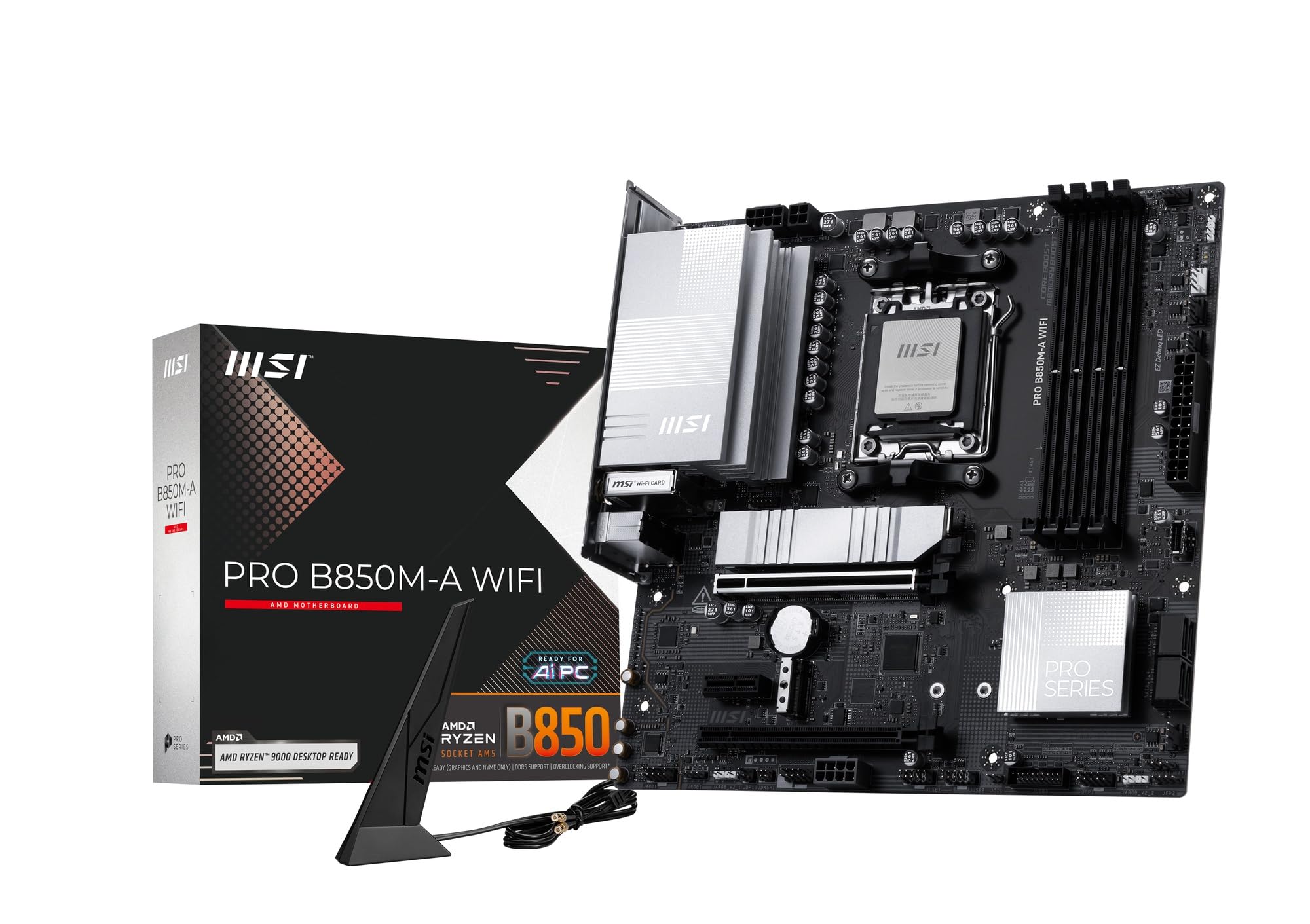 MSI PRO B850M-A WIFI Micro-ATX 마더보드 PRO B850M-A WIFI MB6785 255,980원