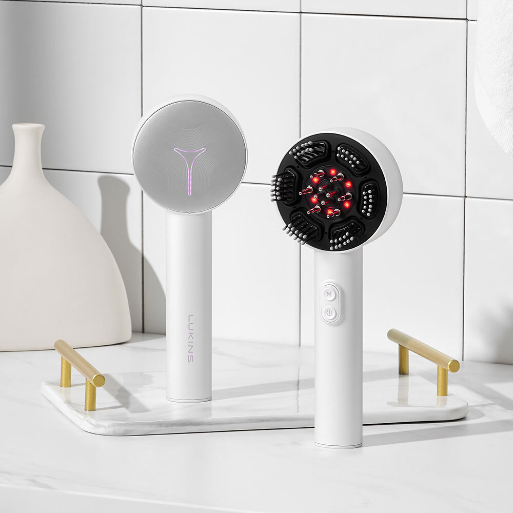 루킨스 전동 두피마사지기 두피케어 홈케어 슬로우에이징, 화이트, 두피 디바이스 149,000원