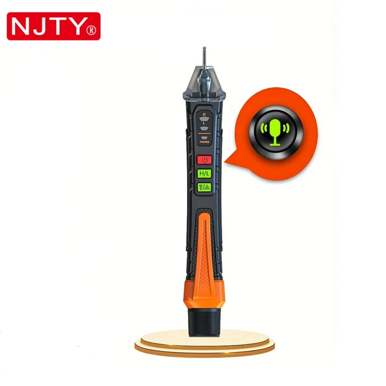 NJTY T02A 전압 검출기 전기 펜 AC 전압 테스터 스마트 브레이크 포인트 파인더 12-1000V 비접촉 T02B 음성 17,000원
