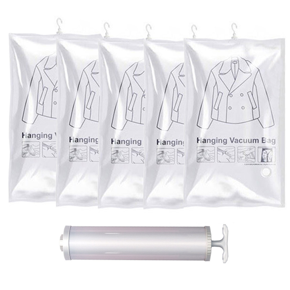 시온넷 옷걸이형 압축 진공팩 소형 5p + 펌프 세트 14,500원