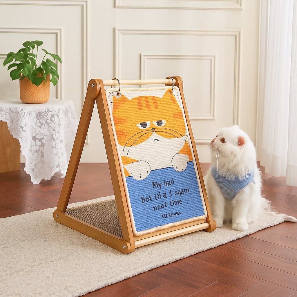 CHARMICALL 고양이 삼각형 수직 스크래쳐 A프레임 스탠드형 21,470원