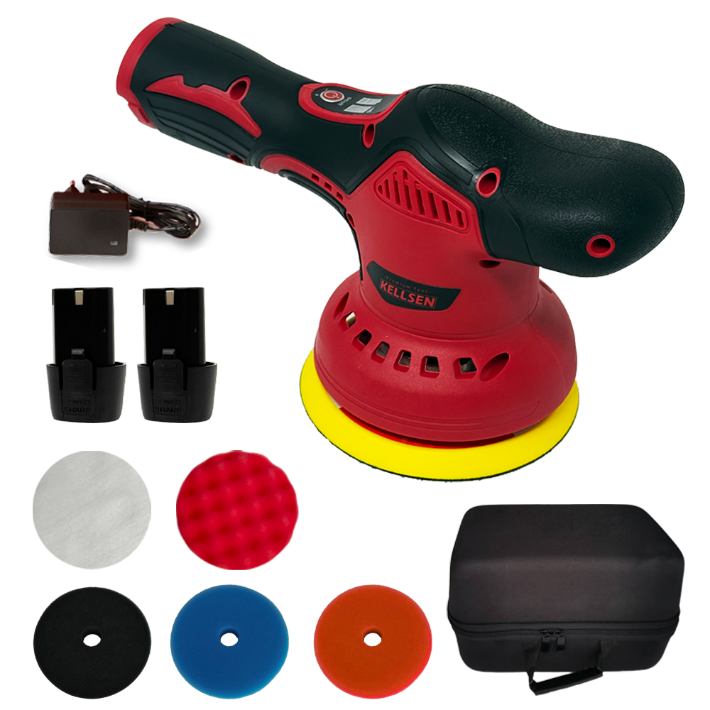 디케이켈슨 차량용 기스 제거 무선 광택기 + 패드 5종 + 배터리, DK-PR01(배터리2P) 109,000원