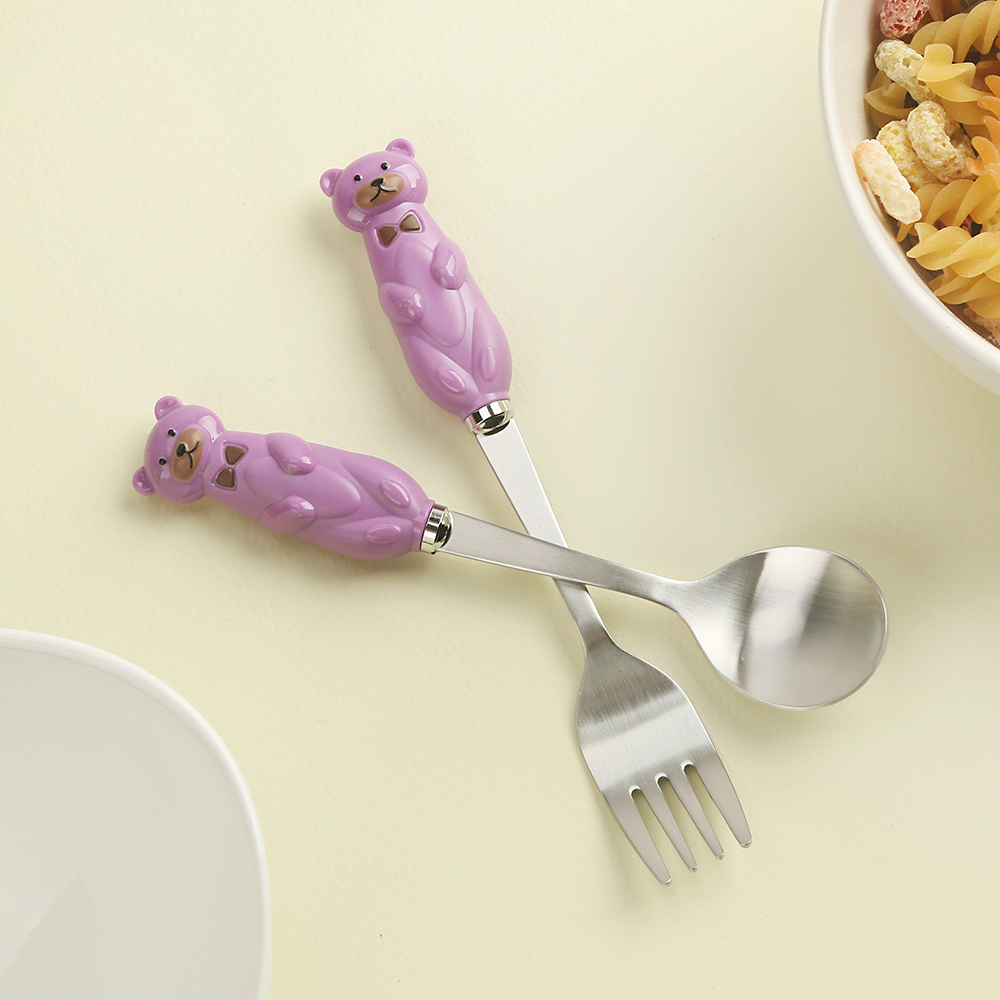 보겐 국산 유아용 코코미 곰돌이 스푼 포크 세트 16,600원