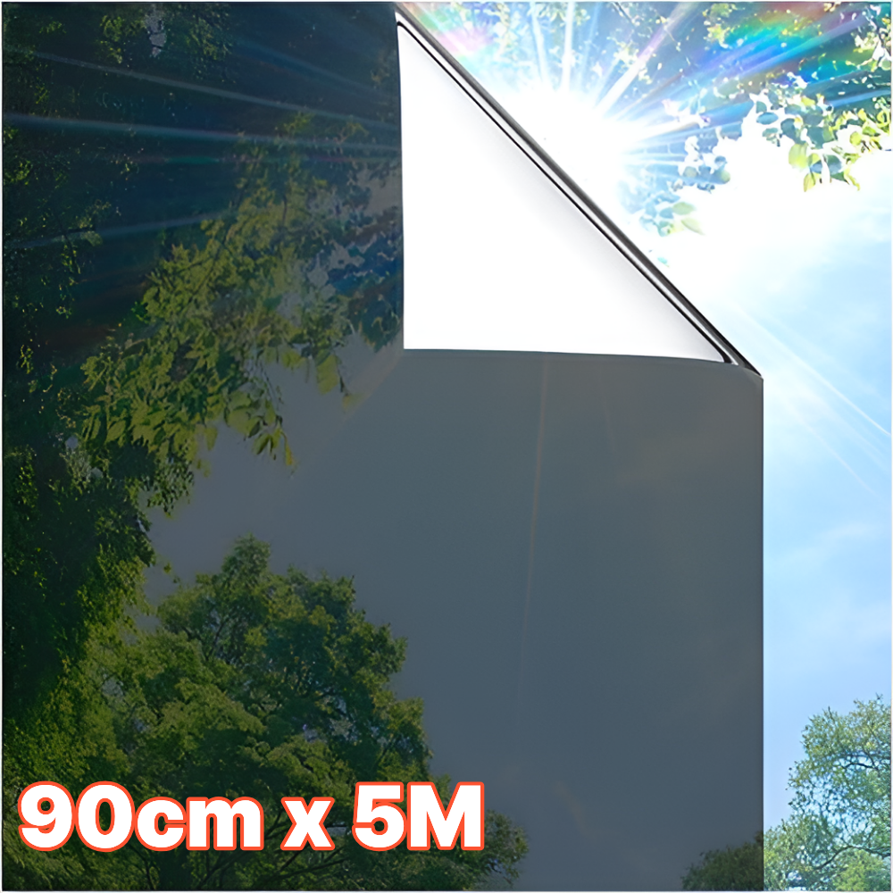 오유핏 창문 단열필름 사생활보호 자외선차단, 90cm*5m (4컬러), 블랙 17,910원