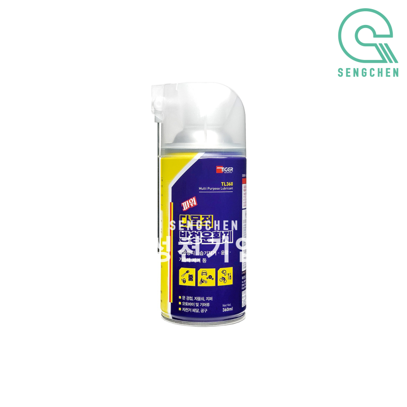 승현기업 타이거 윤활 방청제(TL-360)(스틸 스트로우)(360ml) (1EA) 2,900원