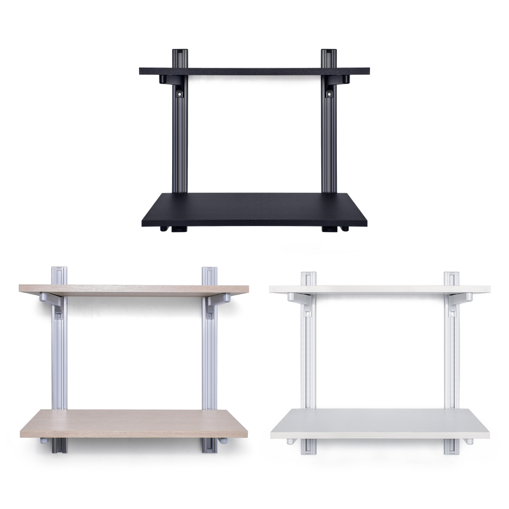 손잡이세상 세탁실 사각 선반 세트 2단 43,000원