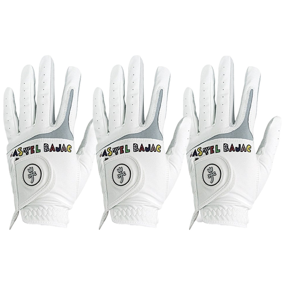 까스텔바작 남성 반양피 왼손 3장 골프장갑, 3개 36,030원