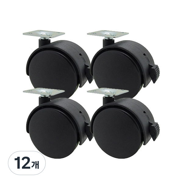 뽀마 다용도 캐스터 바퀴 회전형, 12개, 혼합색상 26,040원