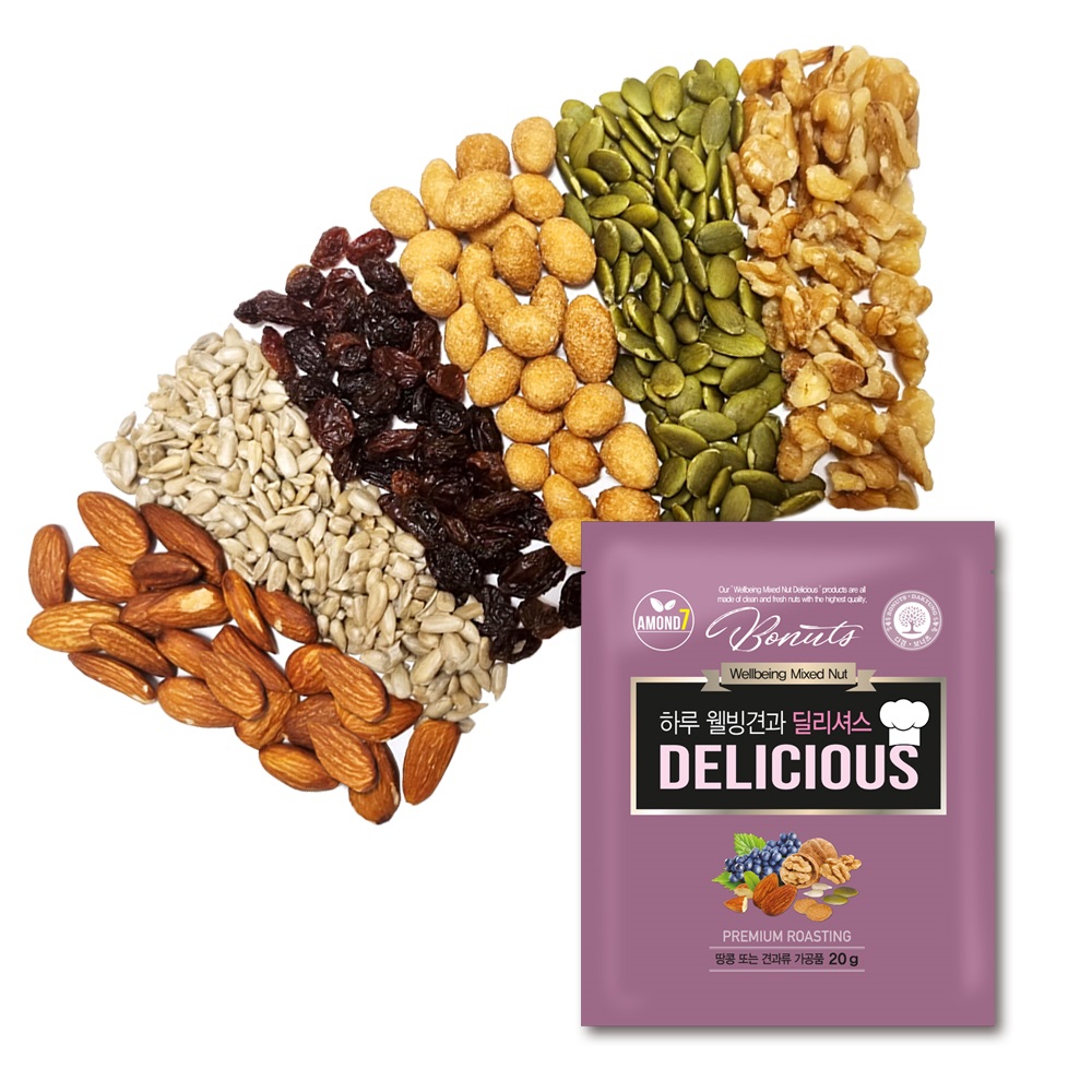 아몬드7 하루 웰빙견과 딜리셔스, 현재가 34,900원