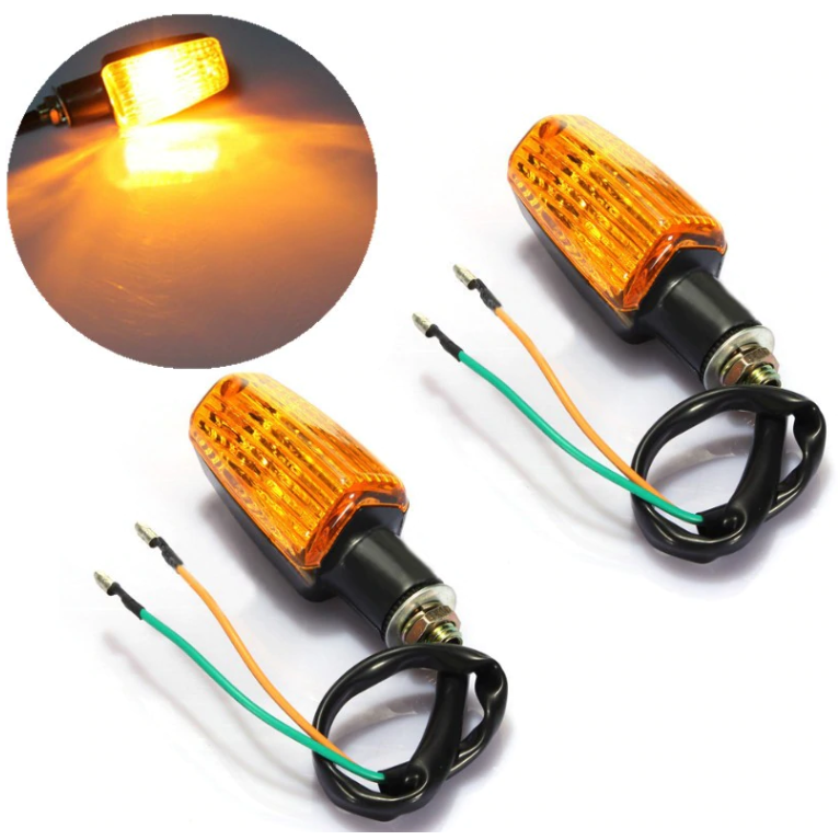오토바이 바이크 방향지시등 깜빡이등 배달 대행 앰버, 2개 9,350원