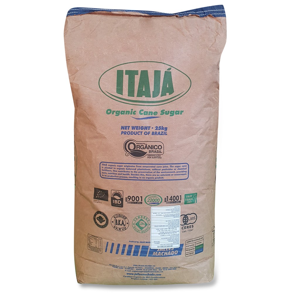 이타자 오르가닉 유기농 밝은설탕 25kg x1포 61,500원