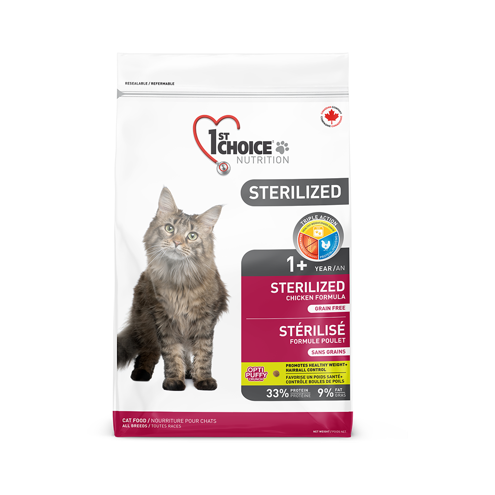 퍼스트초이스 고양이 그레인프리 기능성 사료, 중성화, 5kg, 1개 56,700원