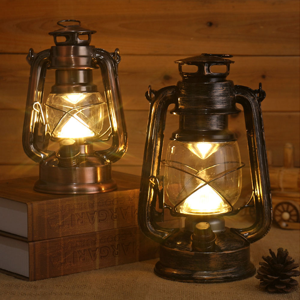 캠핑등 캠핑용랜턴 감성캠핑용품 캠핑랜턴 캠핑조명 캠핑램프 캠핑LED등 캠핑LED랜턴 캠핑LED라이트 차박램프랜턴, 대형(27cm)-빈티지블랙, 1개 14,000원