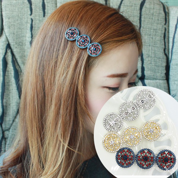 레인걸 큐빅라인 옆집게핀 옆머리핀 헤어핀 머리핀 (A5474) 8,900원