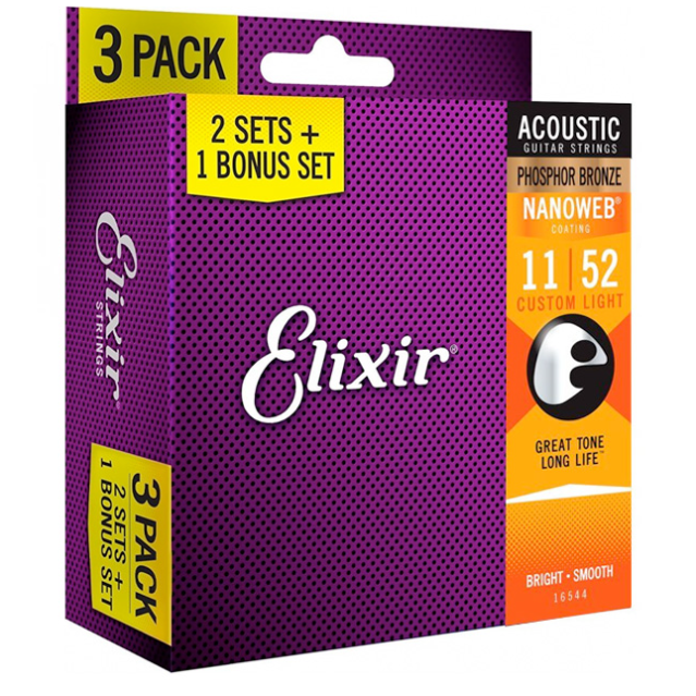 [이에스피]엘릭서 3팩 (2+1)  어쿠스틱 나노웹 포스포브론즈 미국생산 정품 73,500원