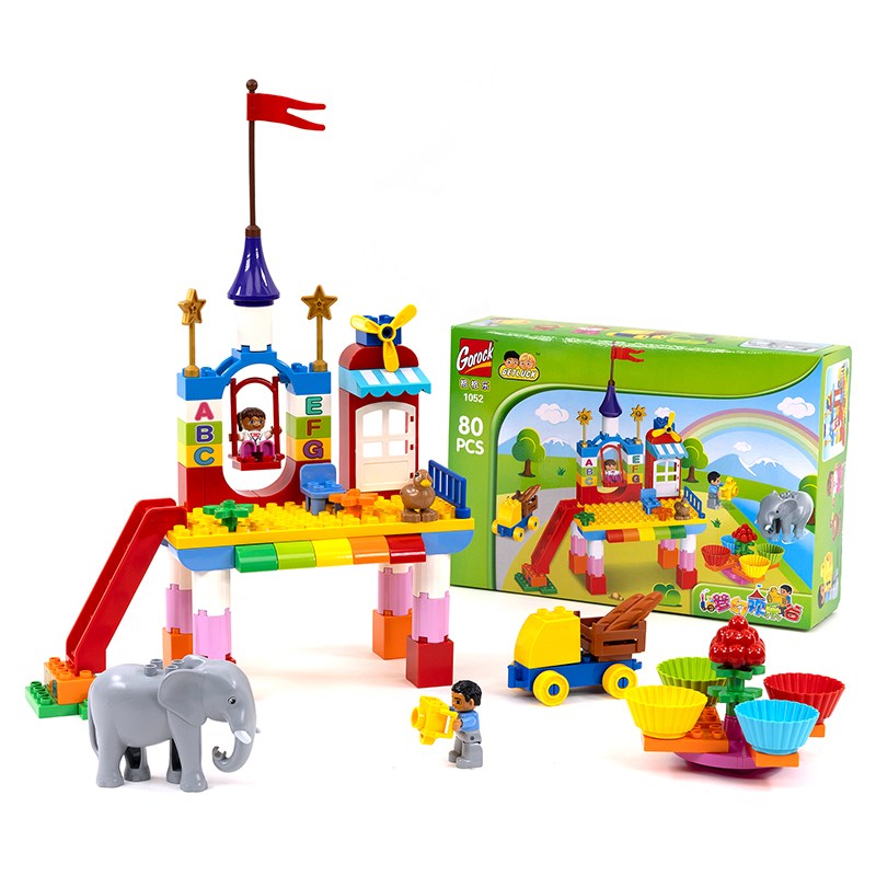 제노그로우 블럭놀이 놀이공원 레고호환블럭 놀이동산 유아블럭 어린이날선물 졸업선물 입학선물, 1개, 소/102593 22,900원