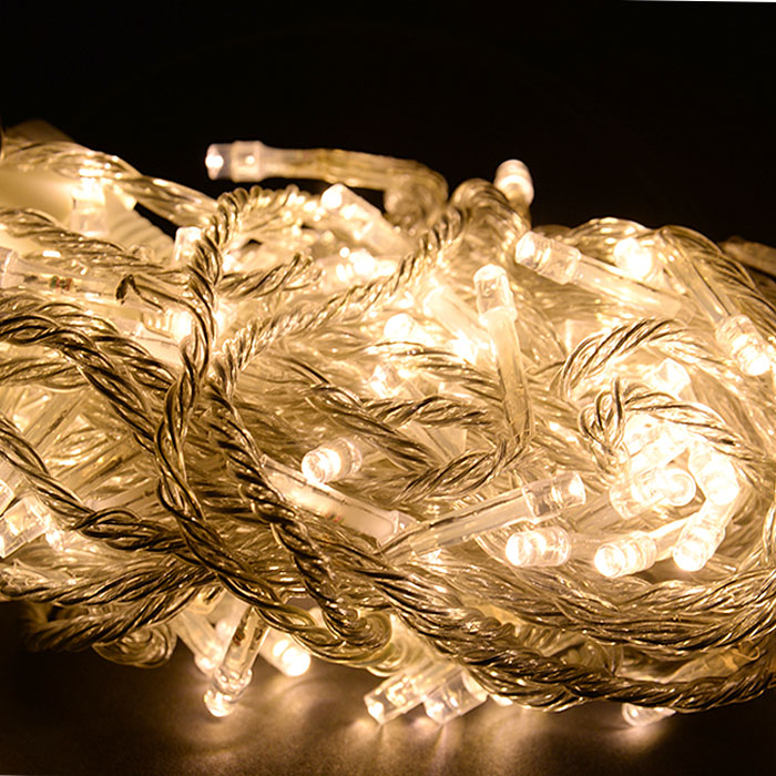 지아이비 DC24V LED 192구 은하수 전구/트리전구/트리장식 16종 모음 (전원코드포함), 투명선 전구색 20,000원