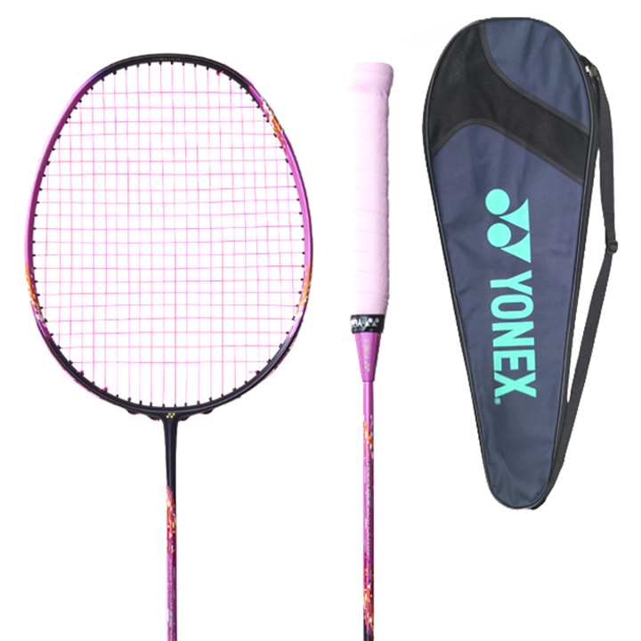 요넥스 여성용 배드민턴 라켓 108그립 4U5 NANOFLARE 270 SPEED + 줄 핑크 25 장력 BG80 + 풀케이스 세트 137,000원