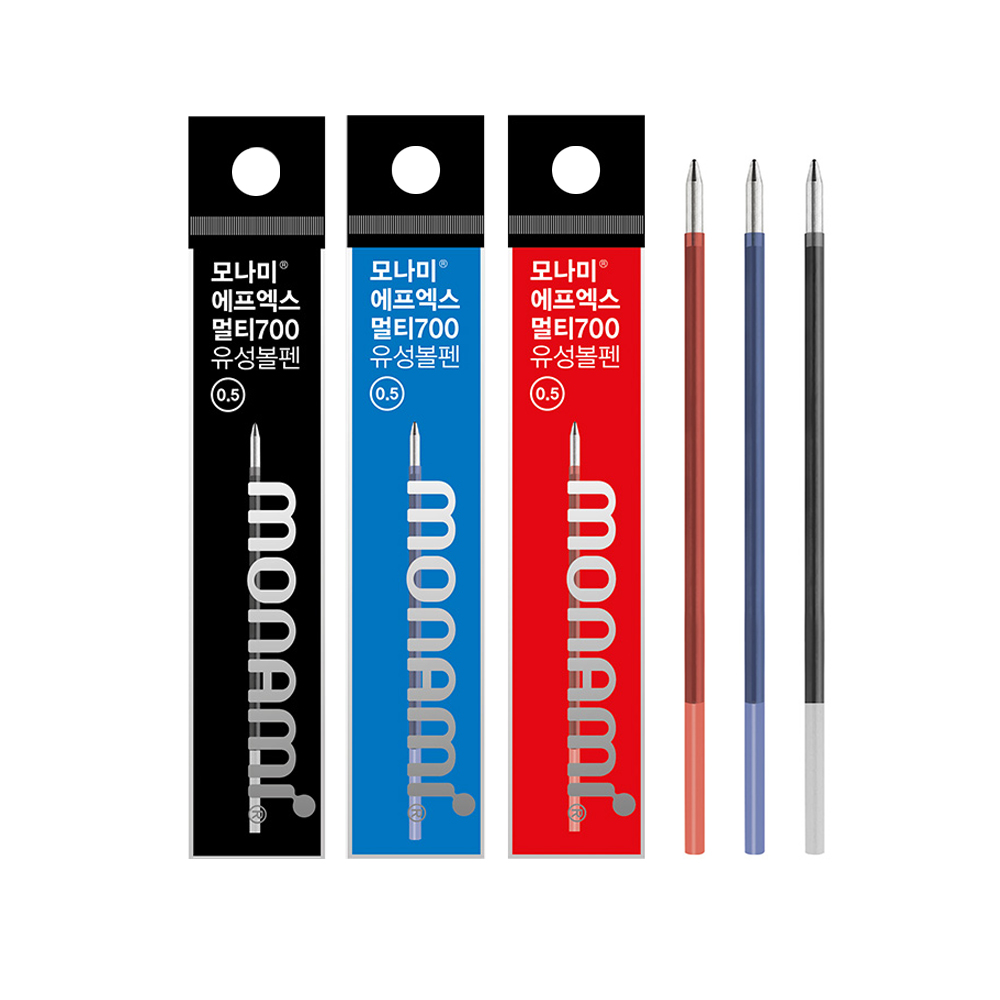 모나미 플립3 리필심 0.7mm 빨강 2,850원